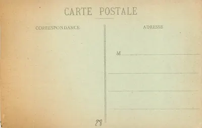 Katedra Chartres — Wniebowzięcie, autor Bridan — wydawca Gh. Foucault, Dreux, nr 7 — Rewers