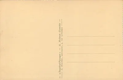 Dolina Guil — Château-Queyras i Guil — A. Mollaret, Grenoble — Rewers
