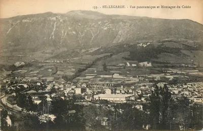 Bellegarde - Vista panorâmica e Montanha do Crédo