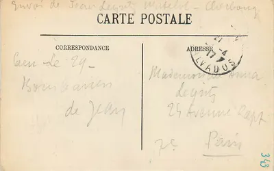 Caen — Katedra św. Piotra i plac — LL. — Rewers