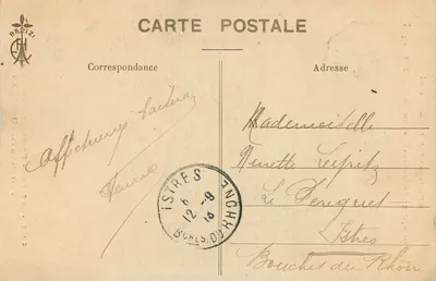 A fuga para o Egito - Capela St-Languy - PLOUGASTEL-DAOULAS — Editor Breizï (Coleção E. Hamonic, St-B.) — Verso