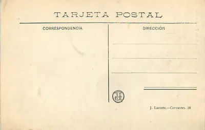 La Granja — Fuente de las Tres Gracias — Bazar Brun — Reverso