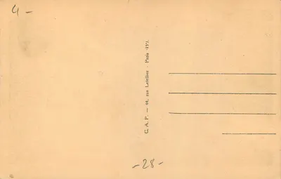 Chartres — Most Morderczy — LL.224 — wydawca G.A.P. Paris — Rewers