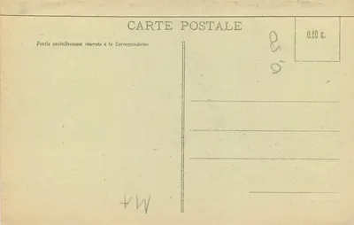 Katedra w CHARTRES — Portal Południowy — G. Foucault, wyd., Dreux, nr 3 — Rewers