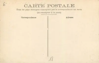 Bourges — Katedra, widok z lotu ptaka — Wydawca: G. BOURGES — Rewers
