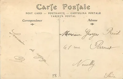 Katedra w CHARTRES — Absydę — Wydawca nieznany, numer serii 762 — Rewers