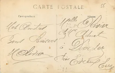 Rouen — Torre do Museu Jeanne d'Arc — Editor E.P.D. n°26 — Verso