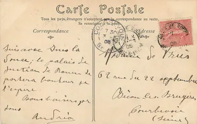 Rouen — Sala Pas-Perdus w Pałacu Sądowym — ND Phot, n°48 — Rewers