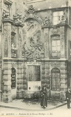 Rouen — Fontaine da Grande Horloge — LL