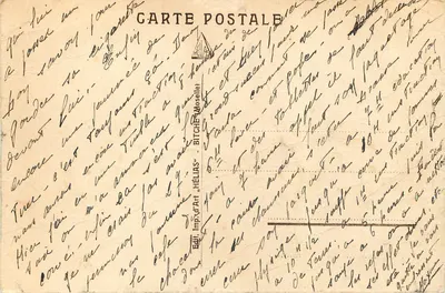Artiglieria portata — pezzo in azione — editore Hélias (Mosella) — Verso