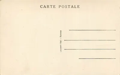 Chateaubriand — ritratto — Laurent-Nel, Rennes, n° 3399 — Verso