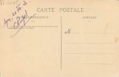 Museu de Agen - Inverno, tapeçaria de Beauvais, segundo o cartão de M. Zuben — Verso