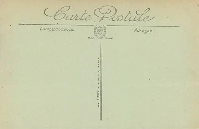 PierreFonds — Rue Notre-Dame i Zamek — Imp. Lévy Fils et Cie, Paris — Rewers