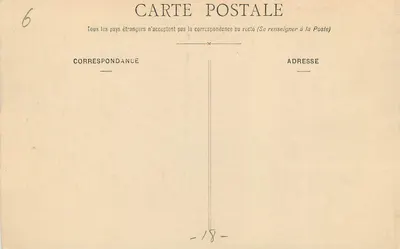 Bourges — Katedra — Widok z południowej strony — Nouvelles Gares — Rewers