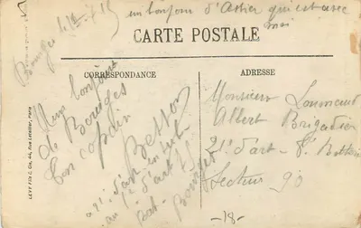 Bourges — Katedra — Wydawnictwo Nowe Galerie, Bourges — Rewers