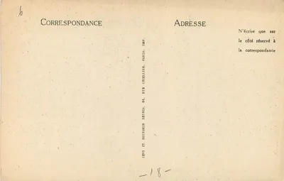 Bourges — Palácio Jacques Cœur, as Arcadas — L.L. n°55 — Verso