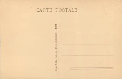 La Veillée — J.-F. Millet — Wydawnictwo Braun & Cie, Paryż — Rewers