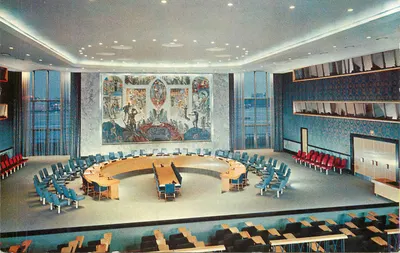 Sala do Conselho de Segurança — Nações Unidas — P6675