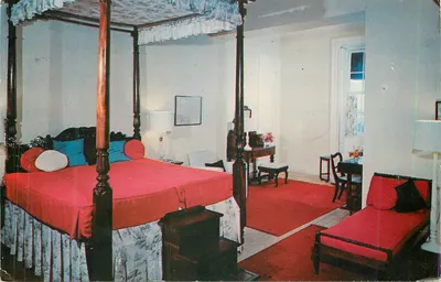Quarto de Sam Lord — Castelo de Sam Lord, Barbados, W.I. — Hannan Color Productions, n° 42443