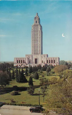 O Novo Capitólio da Louisiana — Baton Rouge — Pub. by J. B. Gasquet