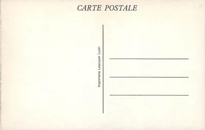 Desaignes Ardeche — O embarque do correio — Hotel des Voyageurs RANC — Cliché A. Béraud, Annorosy — Verso