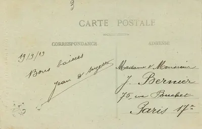 Rodovia de Saint-Pancrasse e a Dent de Crolles — editor CI, n° 087 — Verso