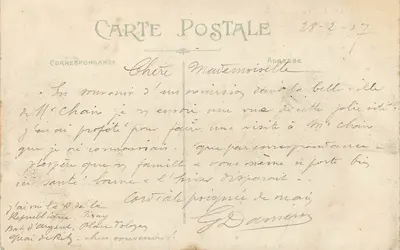 LYON — Le Coteau de Fourvière vu du Pont Tilsitt — Carrère, n°51 — Rewers