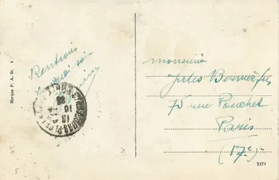 Strasburg — Astronomiczny Zegar — wydawca nieznany — Rewers