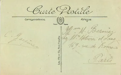 Caen — Façada Abbatii aux Dames — L.I. — n°17 — Rewers