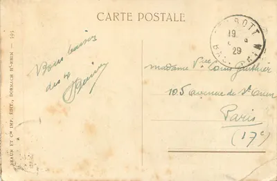 Święta Odyla — Widok na klasztor — Braun & Cie, Dornach H.-Rhén. — Rewers