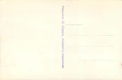 Sommerfrische Weissbach, Jsergebirge — widok panoramiczny — fotograf G. Krause, Haindorft — Rewers
