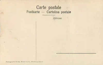 Trümmelbach, dolna galeria — wodospad w jaskini — Photographie-Verlag Wehrli A.-G., Kilchberg-Zürich, n° 3532 — Rewers
