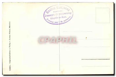 Karmienie dzikich w Berchtesgaden — Wydawca Eypol, nr 1009 — Rewers