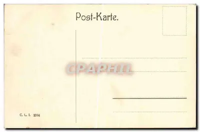 Hotel Goldene Sonne, Innsbruck — vista com fonte e montanhas — editor C.L.I. 2004 — Verso