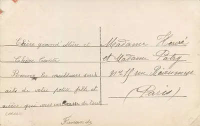 Dziewczyna trzymająca krzak hawranu — Szczęśliwy Rok — Manor 620 — Rewers