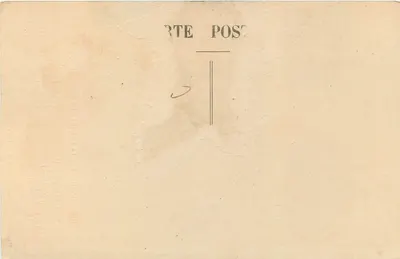 St-Ouen-l'Aumône - A Capela - Os Préaux de Ginástica — Pontoise, A. Seyès, imp.-edit. - Cliché Godefroy — Verso