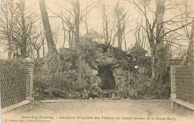Saint-Leu-Taverny - Antiga Propriedade dos Príncipes de Condé (Rocher de la Source Mery) — E. Lemire, editor, em Saint-Leu-Taverny