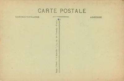 Notre-Dame de Pontoise - A Virgem Milagrosa — editor L'Abeille, Paris, n°43 — Verso