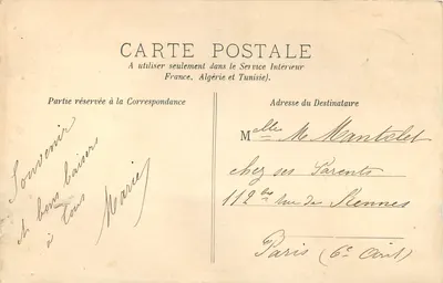 LA ROCHE-GUYON — O Chalé — Cliché A. Bertran, editor — Mantes. — Verso