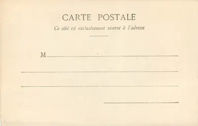 N.D. de Montligeon — statue de la Vierge à l'Enfant avec deux femmes agenouillées — Phot. Lomaire, 41, rue du Bic, Paris — Verso