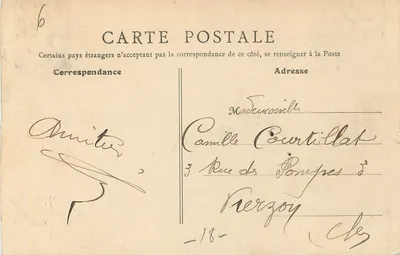 Bourges — Ogród Biskupiej Siedziby — Kolumna Béthune Charost — Rewers