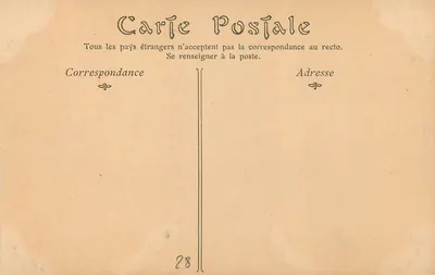 Chartres — Strzałki Katedry — Wydawca ND Pnol — Rewers