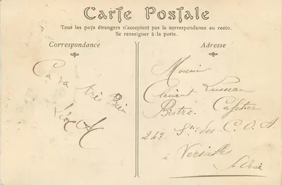 Chartres — Wnętrze Muzeum — wydawca nieznany, nr serii 638 — Rewers