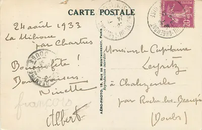 Chartres — La Cathédrale, Le Portail Nord — JO - 145 — Rewers