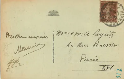 Estrasburgo - Plaza de la República y Palacio del Rin — CAP, n° 166 — Reverso
