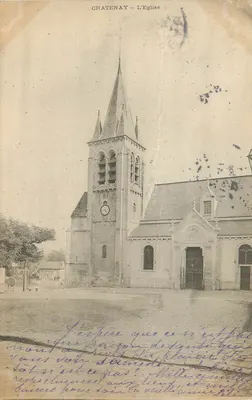 Chatenay — A Igreja — Editor não identificado, número de série não visível