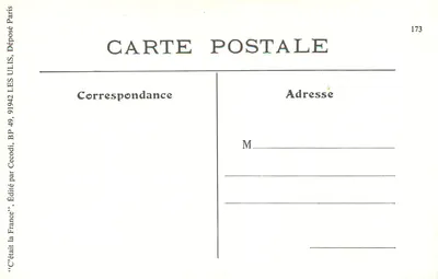 Annonay — Atelier de Médisserie — Nouvelles Galeries (anteriormente Grand Bazar de l'Industrie) — Verso