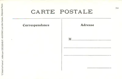 Um Vielleur — Auvergne — M. C. n°32 — Verso