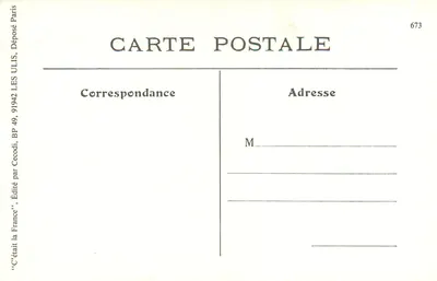 Małe zawody Paryża — kamieniarze — V.P. Paryż n° 3693 — Rewers