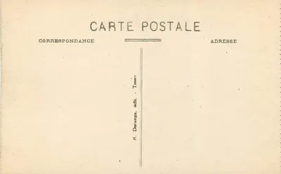 Langeais (Loir-et-Cher) - El Castillo (mon. hist. siglo XV) - Chimenea del Salón Grande, Sala de Ana de Bretaña — Reverso